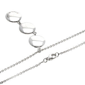 Tiffany Triple Circle Necklace Silver